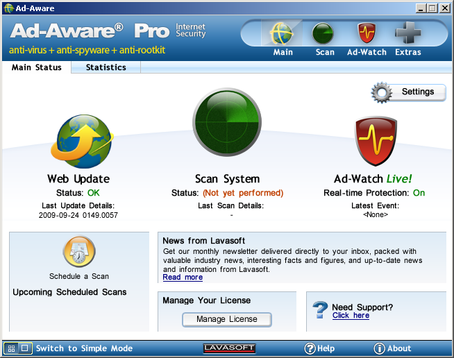 Ad-Aware - антивирус.