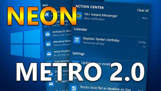 Microsoft работает над Metro 2.0 (Neon)