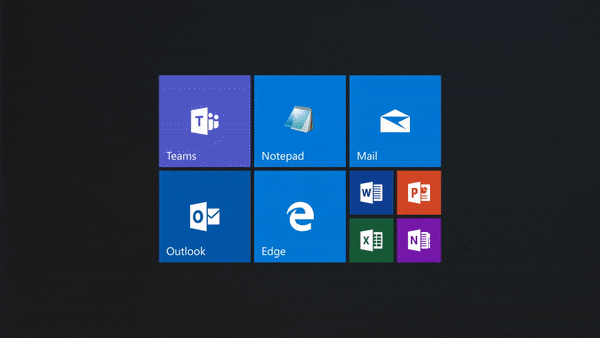 Новое меню «Пуск» в Windows 10