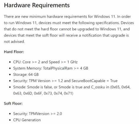Microsoft обновляет требования к Windows 11: требуется TPM 2.0
