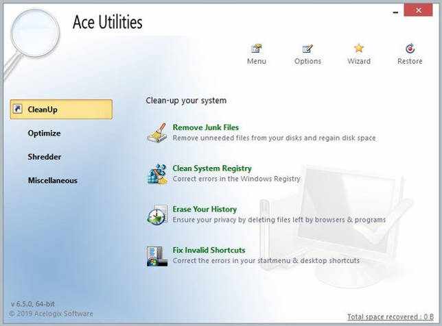 Ace Utilities 6.5.0 Build 298 скачать бесплатно