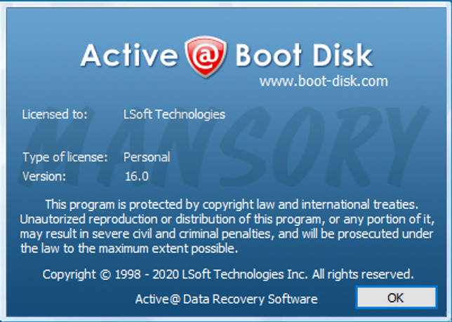 Active Boot Disk 16.0 скачать Rus торрент бесплатно