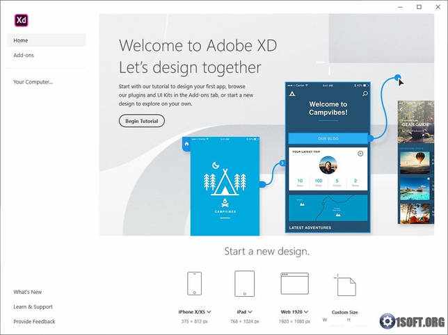 Adobe XD CC 33.1.12.4 + crack скачать торрент бесплатно