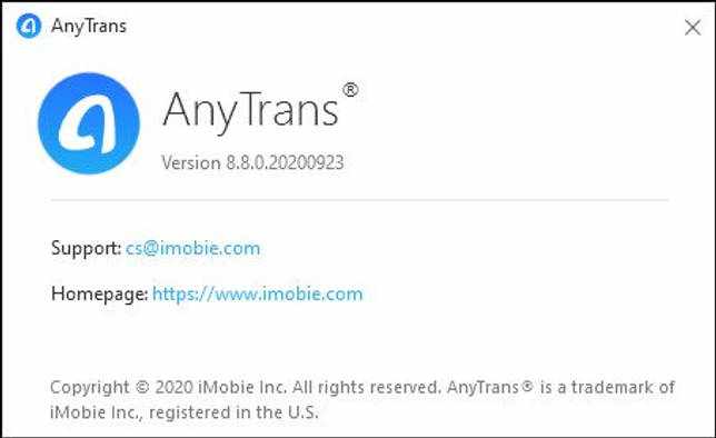 AnyTrans iOS 8.8.0 + код актвиации скачать бесплатно