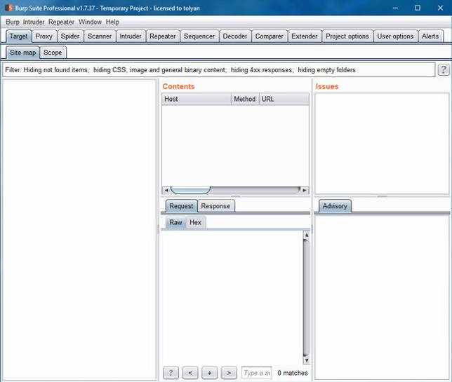 Burp Suite Professional 2020.9.1 Build 3995 крякнутый скачать бесплатно