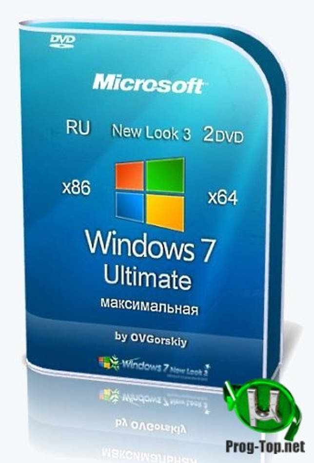 Windows 7 с пакетом оформления Ultimate Ru x86-x64 SP1 NL3 by OVGorskiy® 09.2020 2DVD