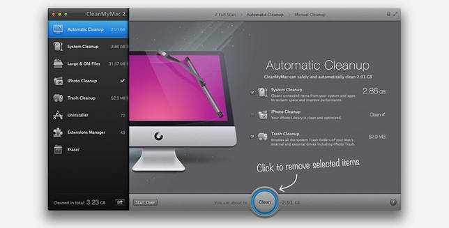 CleanMyMac X 4.3.0 полная версия + лицензионный ключ скачать бесплатно