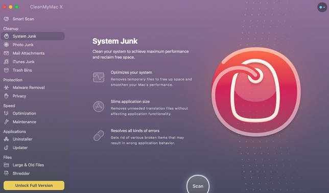 CleanMyMac X 4.3.0 полная версия + лицензионный ключ скачать бесплатно