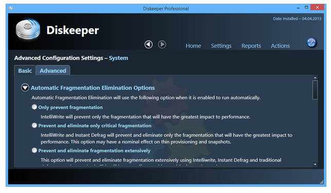 Diskeeper Pro 20.0.1300 скачать бесплатно