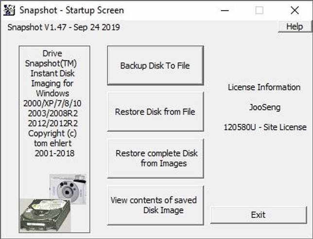 Drive SnapShot 1.48.0.18798