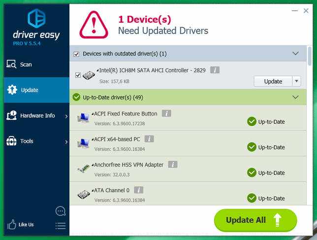 DriverEasy активация