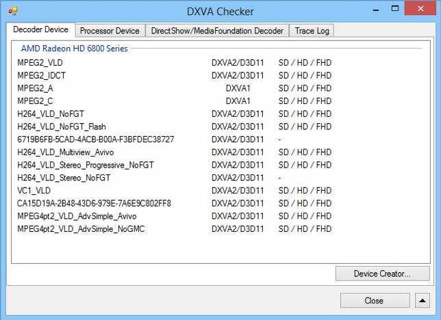 DXVA Checker 4.3.0