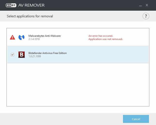 ESET AV Remover 1.5.0.0 скачать бесплатно