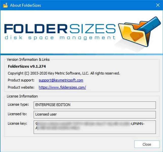 FolderSizes 9.1.272 скачать бесплатно