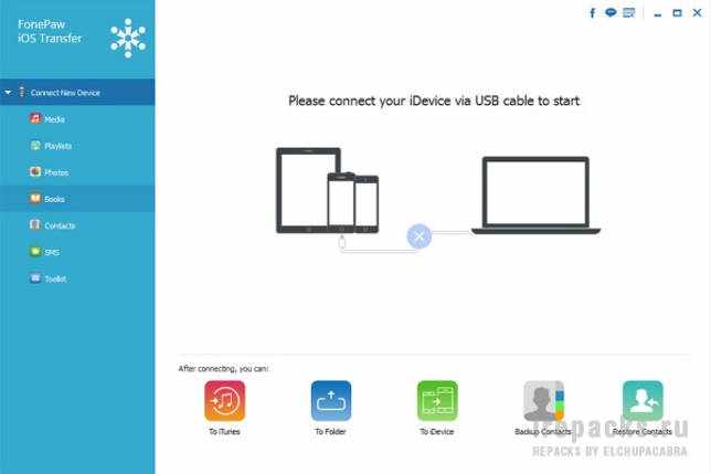 FonePaw iOS Transfer 3.7.0 скачать бесплатно