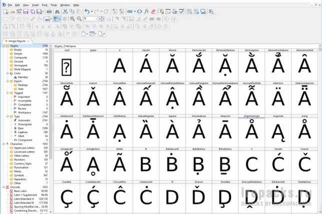 FontCreator Pro 13.0.0.2683 + код активации скачать бесплатно