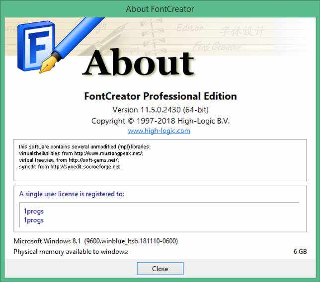fontcreator код активации