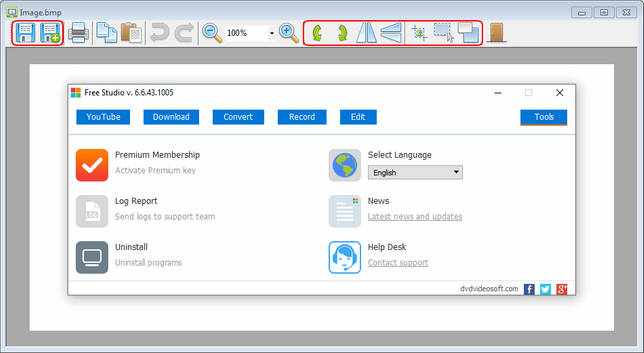 Free Screen Video Recorder: сохраните или отредактируйте скриншот