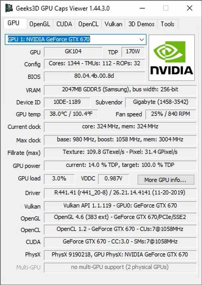GPU Caps Viewer 1.45.1