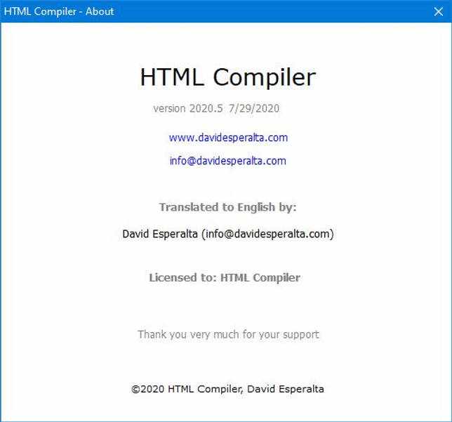 HTML Compiler 2020.6 скачать бесплатно