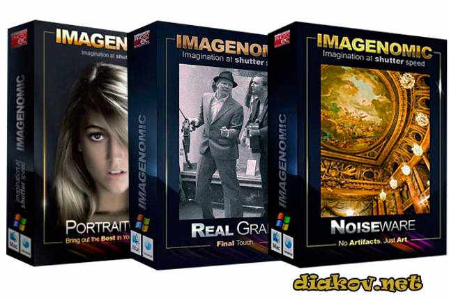 Imagenomic Portraiture 3.5.4 Build 3540 | Noiseware 5.1.2 Build 5126 | RealGrain 2.1.2 Build 2120