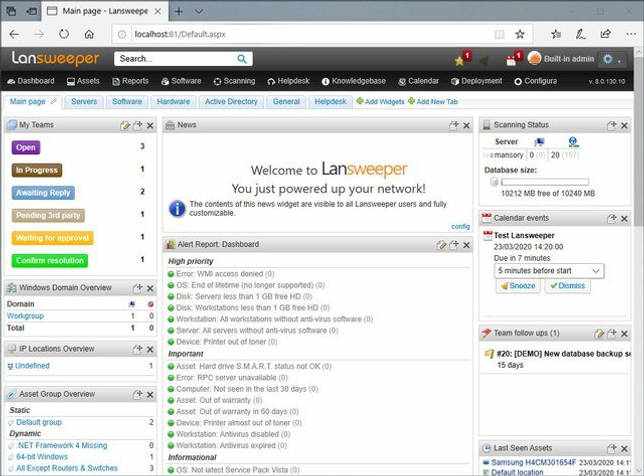 Lansweeper 8.0.130.37 скачать торрент бесплатно