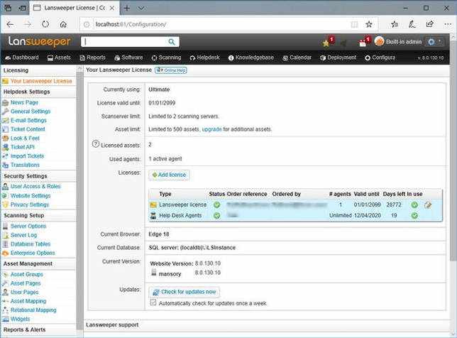 Lansweeper 8.0.130.37 скачать торрент бесплатно