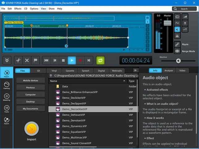 MAGIX Audio Cleaning Lab 24.0.1.16 на русском скачать бесплатно