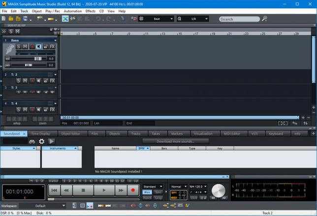MAGIX Samplitude Music Studio 2021 v26.0.0.12 скачать торрент бесплатно