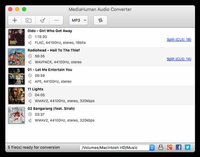 Аудио Конвертер Mac Screenshot