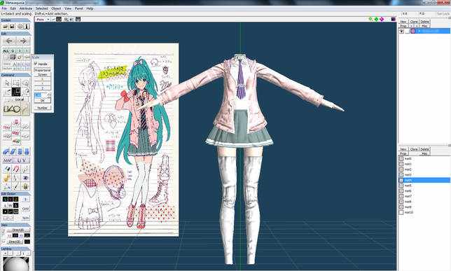 Metasequoia 4.7.4d полная версия скачать бесплатно