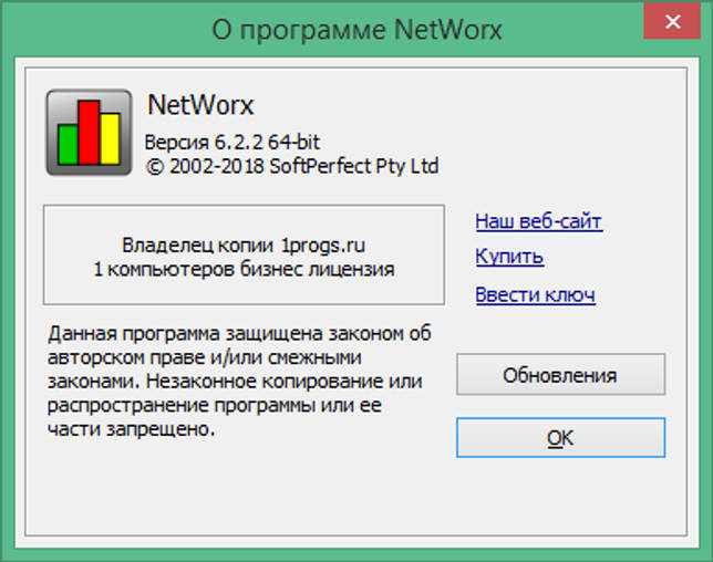 NetWorx русская версия