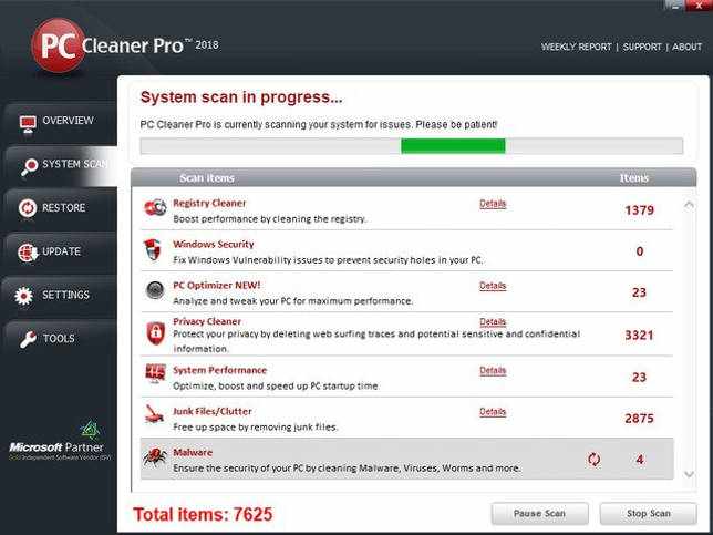 PC Cleaner Pro 2018 14.0.18.6.11 скачать бесплатно
