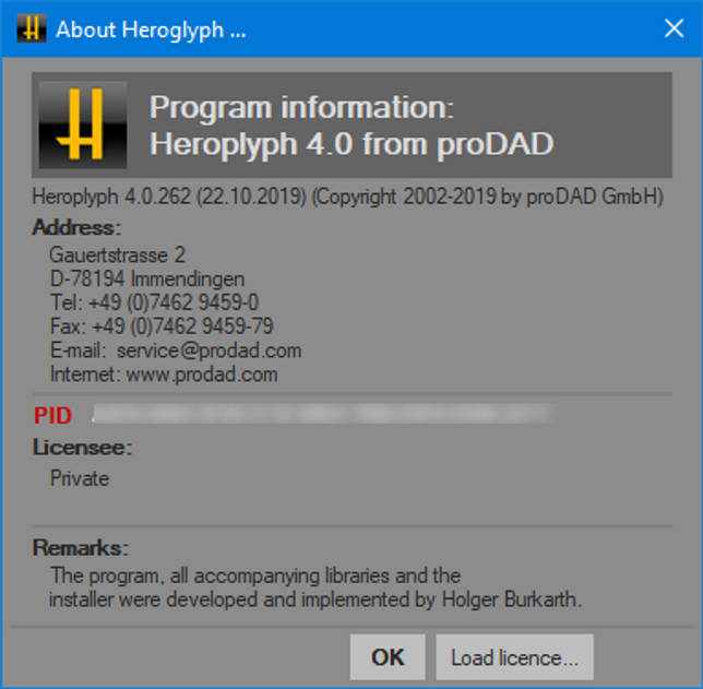 proDAD Heroglyph 4.0.262.2 скачать торрент бесплатно