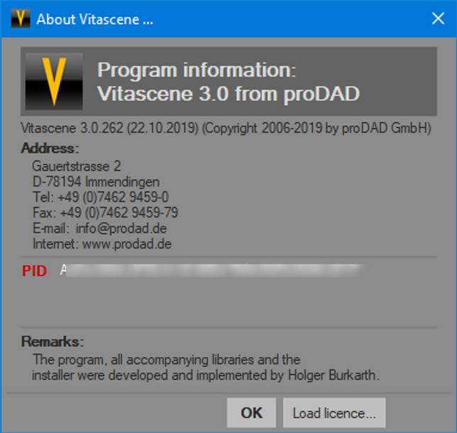 ProDAD VitaScene 3.0.262 скачать бесплатно