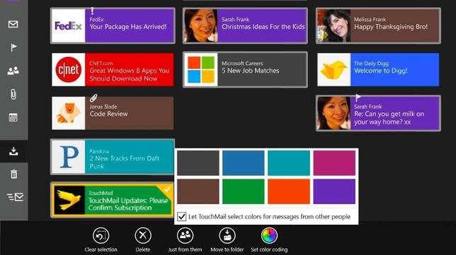 Лучшие почтовые клиенты для Windows 10: TouchMail