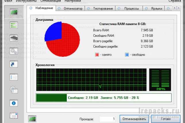 RAM Saver Pro 20.5 + лицензионный ключ активации скачать бесплатно