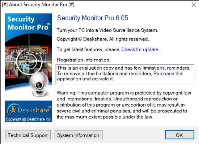 Security Monitor Pro 6.05 + ключ лицензионный скачать торрент бесплатно