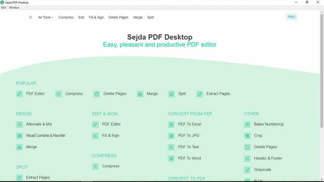 Sejda PDF 7.0.5 активированная скачать бесплатно