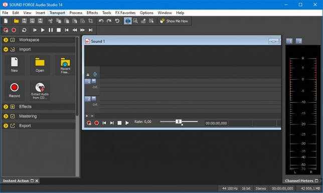 Sound Forge Audio Studio 14.0.84 скачать торрент бесплатно