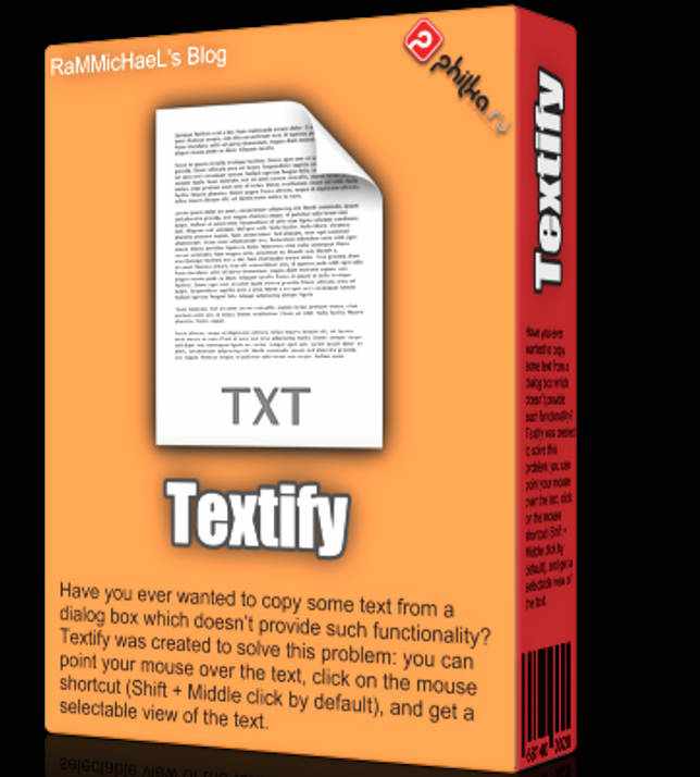 Textify 1.8.2 скачать бесплатно