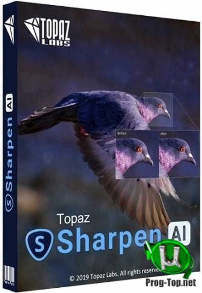 Topaz Sharpen AI стабилизация изображений 2.1.7 RePack (& Portable) by elchupacabra