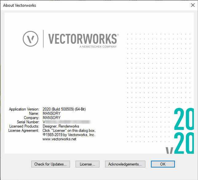 Vectorworks 2020 SP4 + crack скачать бесплатно
