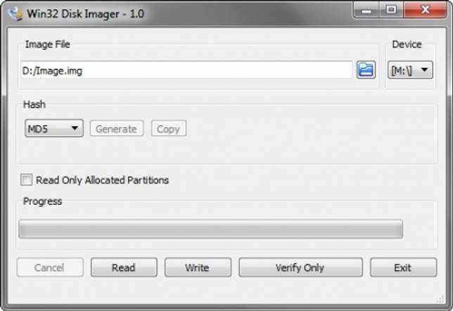 Win32 Disk Imager 1.0.0 + Portable