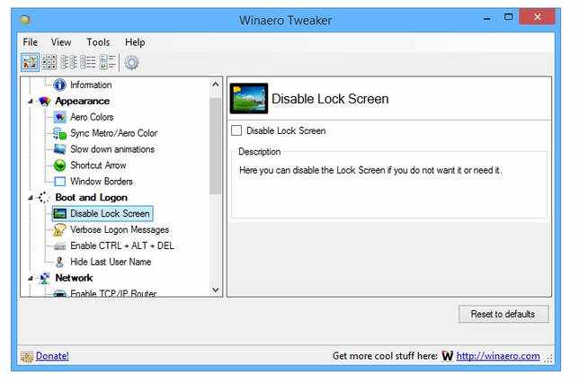 Winaero Tweaker 0.17.1 на русском скачать бесплатно для Windows 10