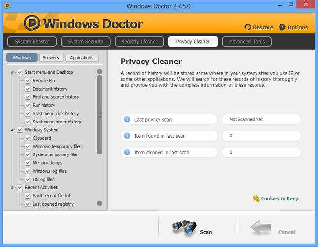 Windows Doctor 3.0.0.0 на русском скачать бесплатно
