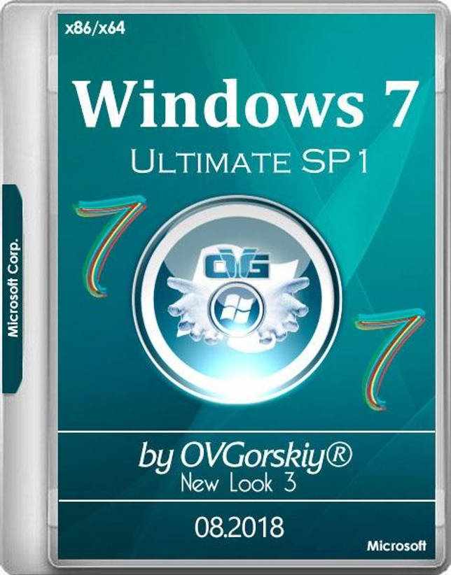 Windows 7 Ultimate/Pro SP1 NL3 by OVGorskiy 08.2018 (x86-x64) (2018) {Rus}